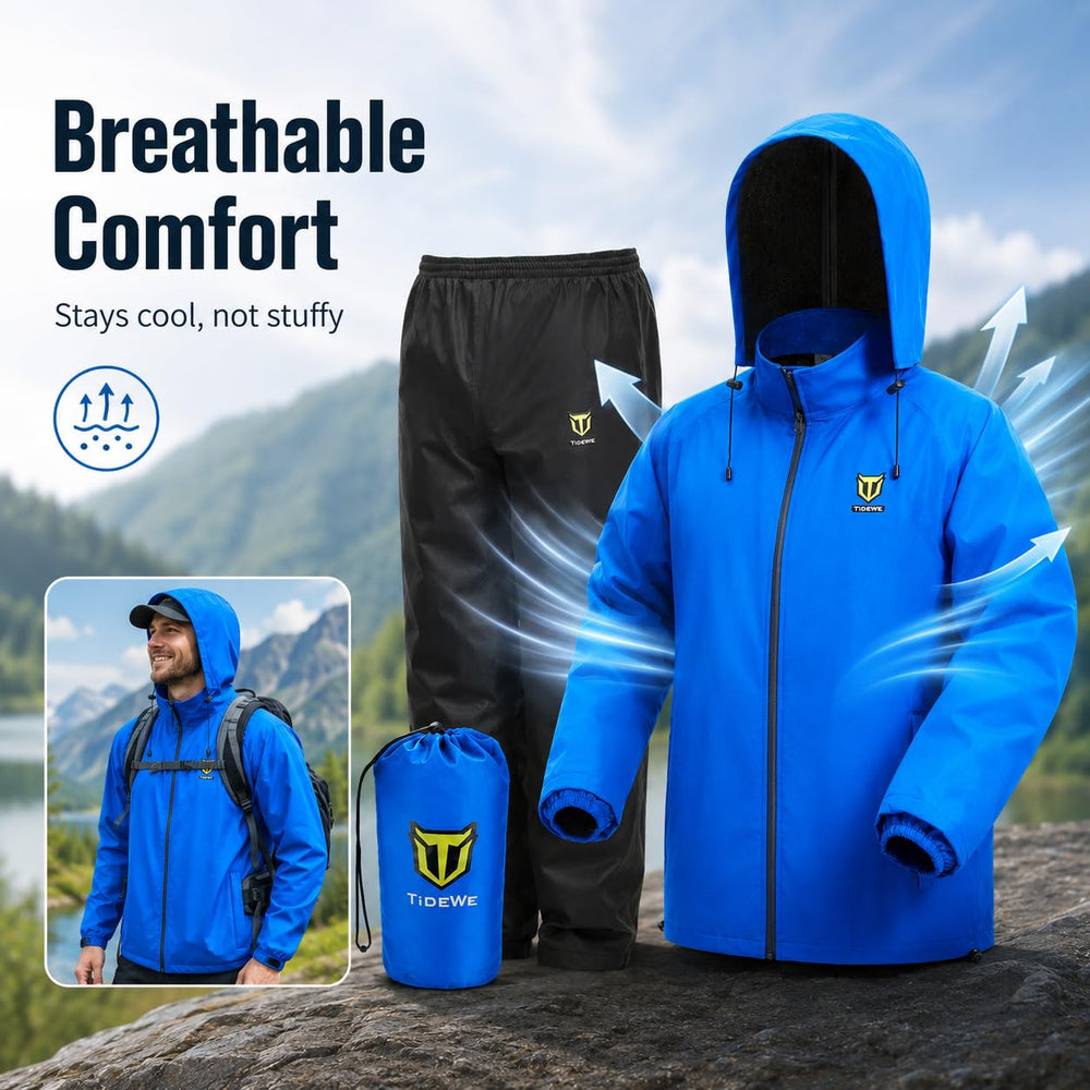 TIDEWE sealed seam close-up illustrating waterproof construction and durability