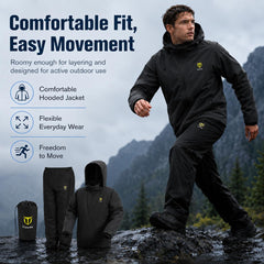 TIDEWE sealed seam close‑up demonstrating waterproof seam protection benefit