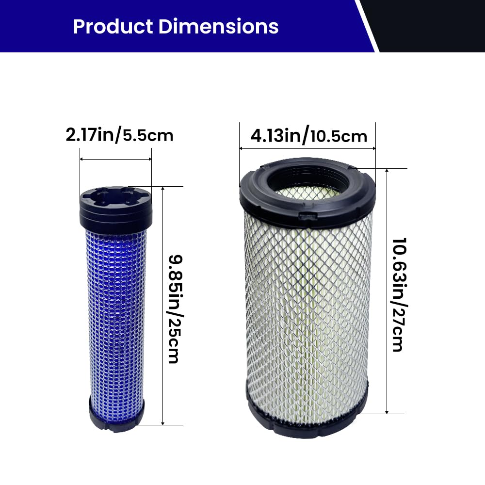 TidiRob outer filter pleated media close-up demonstrating high dirt-holding capacity