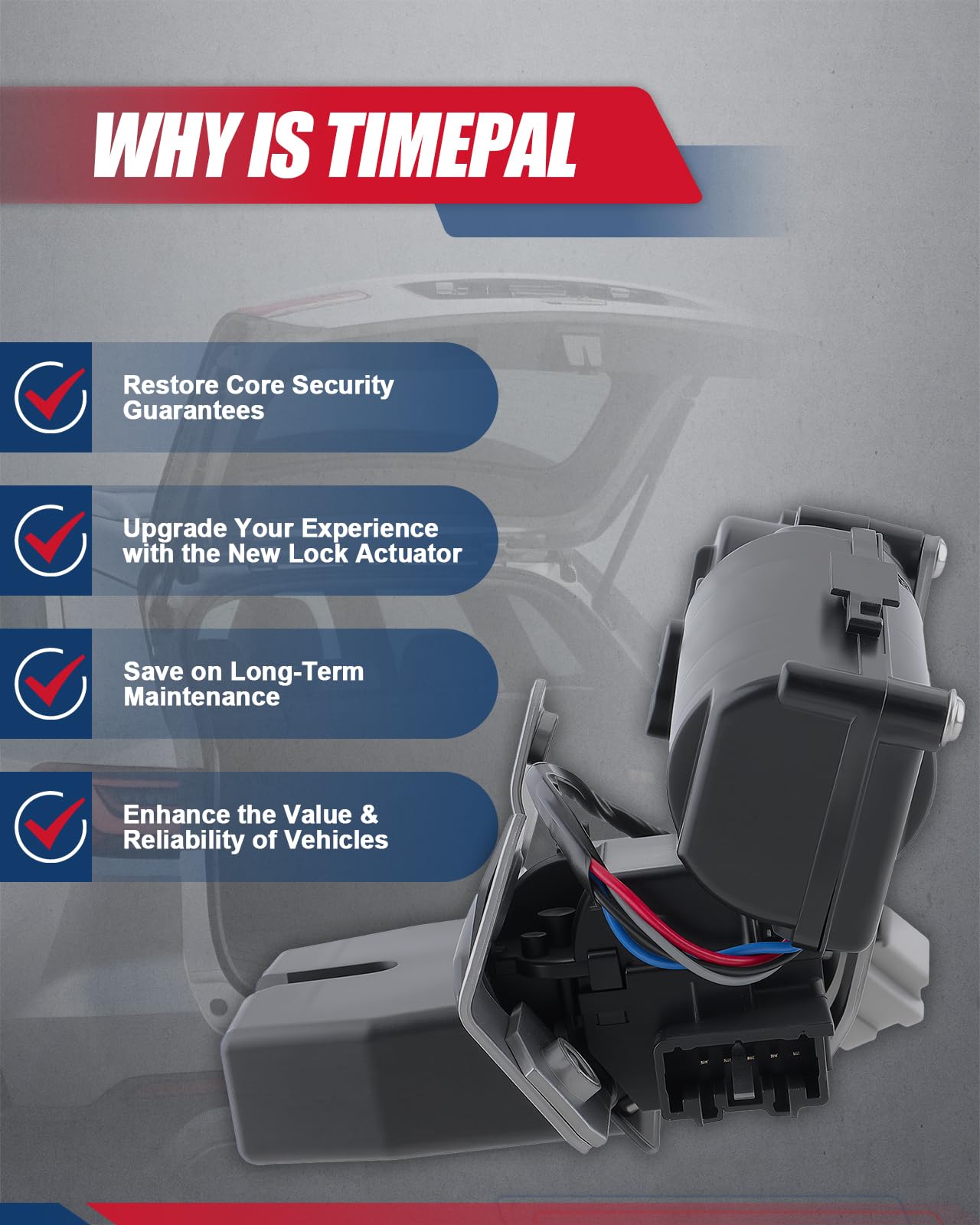 TIMEPAL thermoplastic housing texture highlighted for corrosion resistance benefit