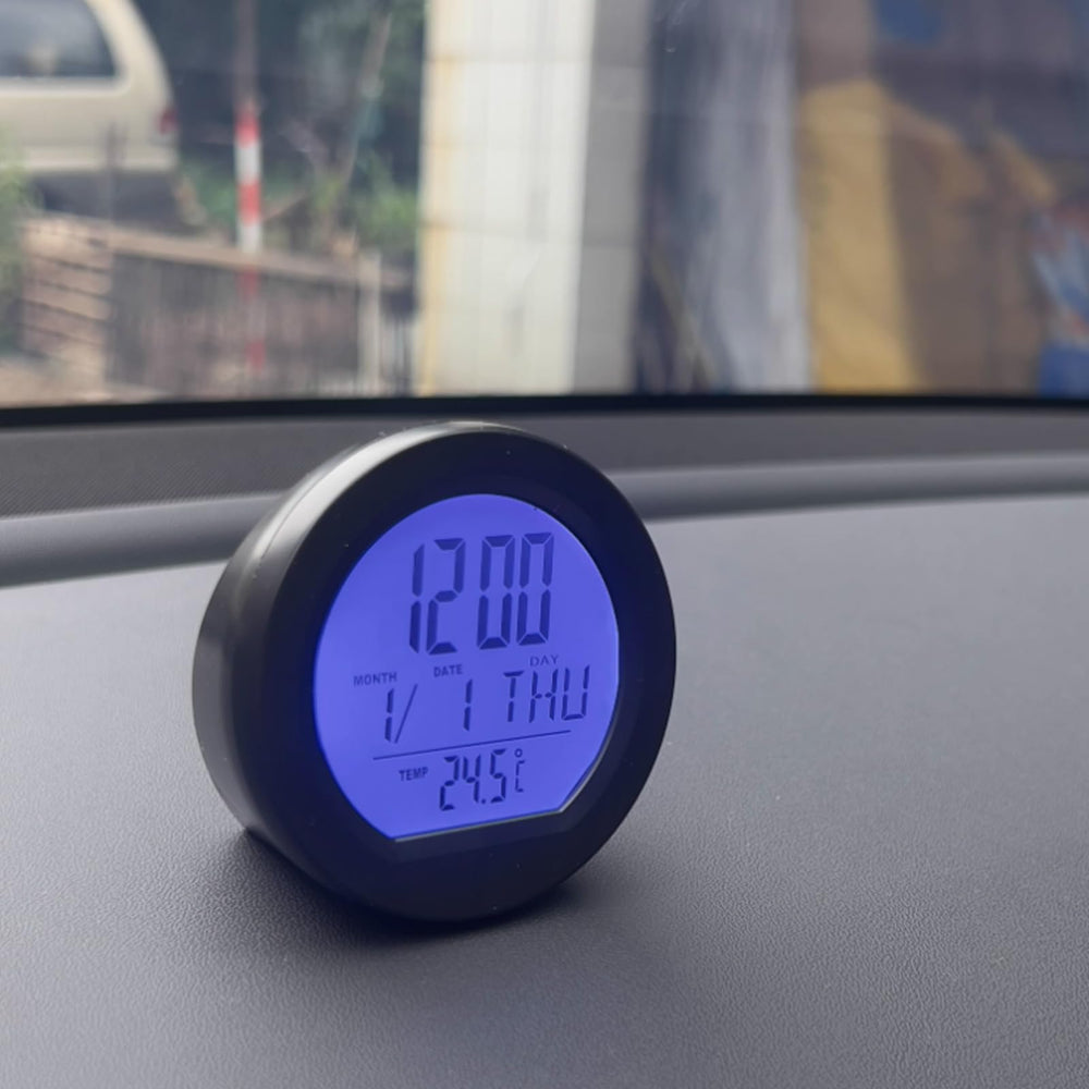 Timloon mounted on dashboard to show scale and unobtrusive placement