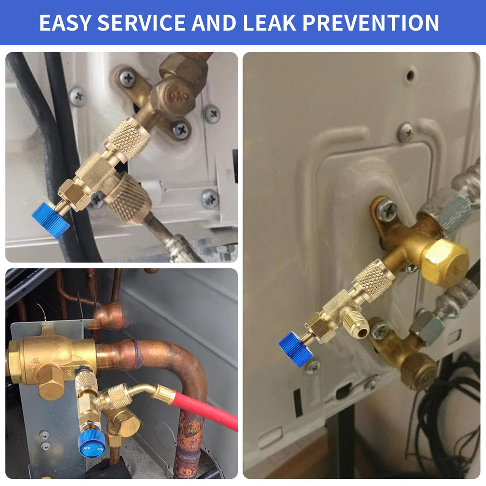 Timsec top-mounted flow control close-up highlighting adjustable flow and reduced refrigerant loss