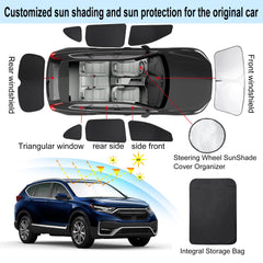 TINGLU triangular rear window shade fitted precisely for privacy benefit