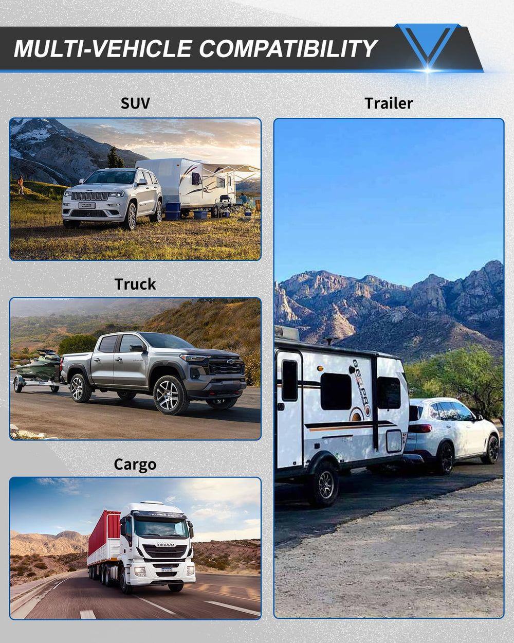 Tinivalee installed on trailer while towing showing real-world durability benefit