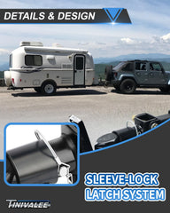 Tinivalee mounted on trailer shank showing installation clarity benefit