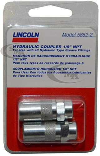 TISCO Lincoln grease coupler front view showing durable metal construction and reliable connection