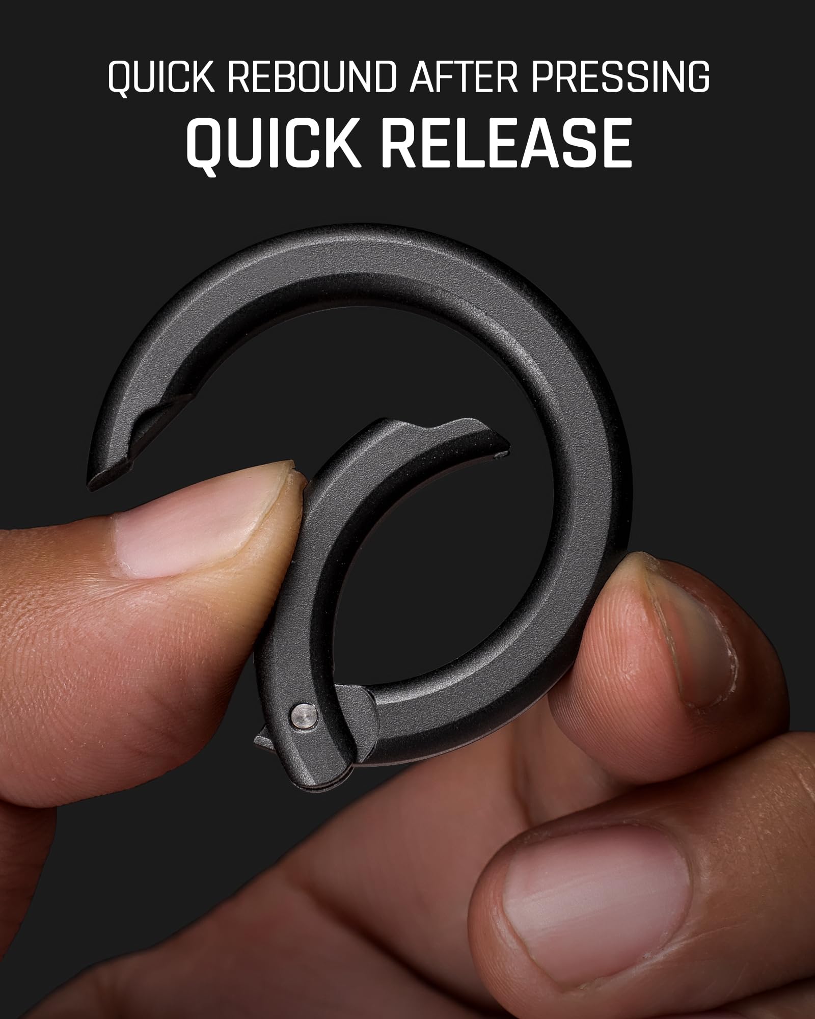 TISUR connector rotating 360 degrees to prevent tangles and snagging