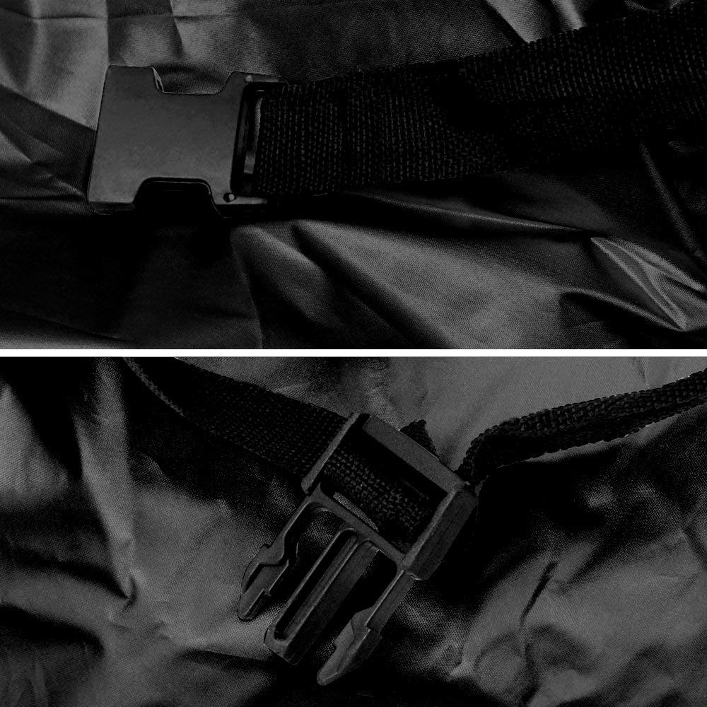 Titan cover security cable and lock included for theft deterrence