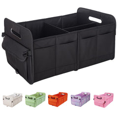 titiyiof front view of trunk organizer shows roomy storage and quick access benefit