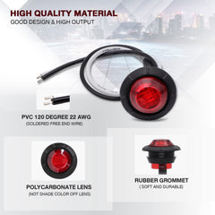 TMH black positive and white negative wires shown for easy 12V installation