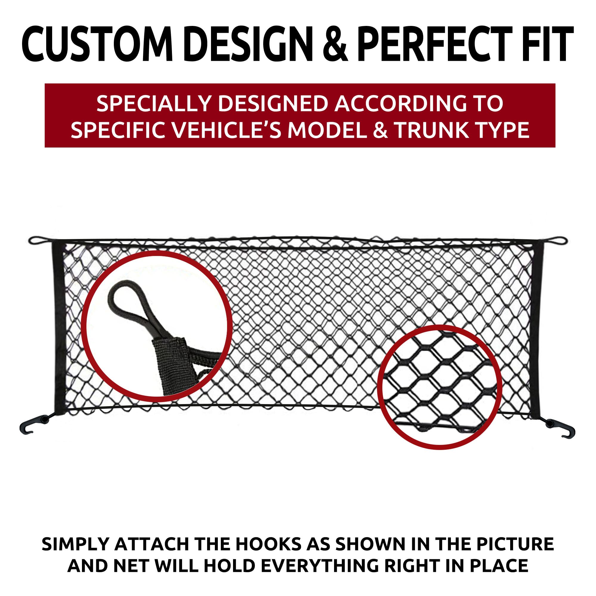TN TrunkNets hook and attachment detail displays quick tool-free installation