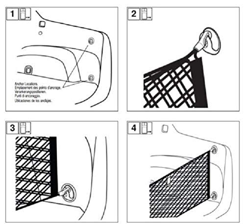 TN TrunkNets with camping gear in trunk on roadtrip, keeps equipment organized