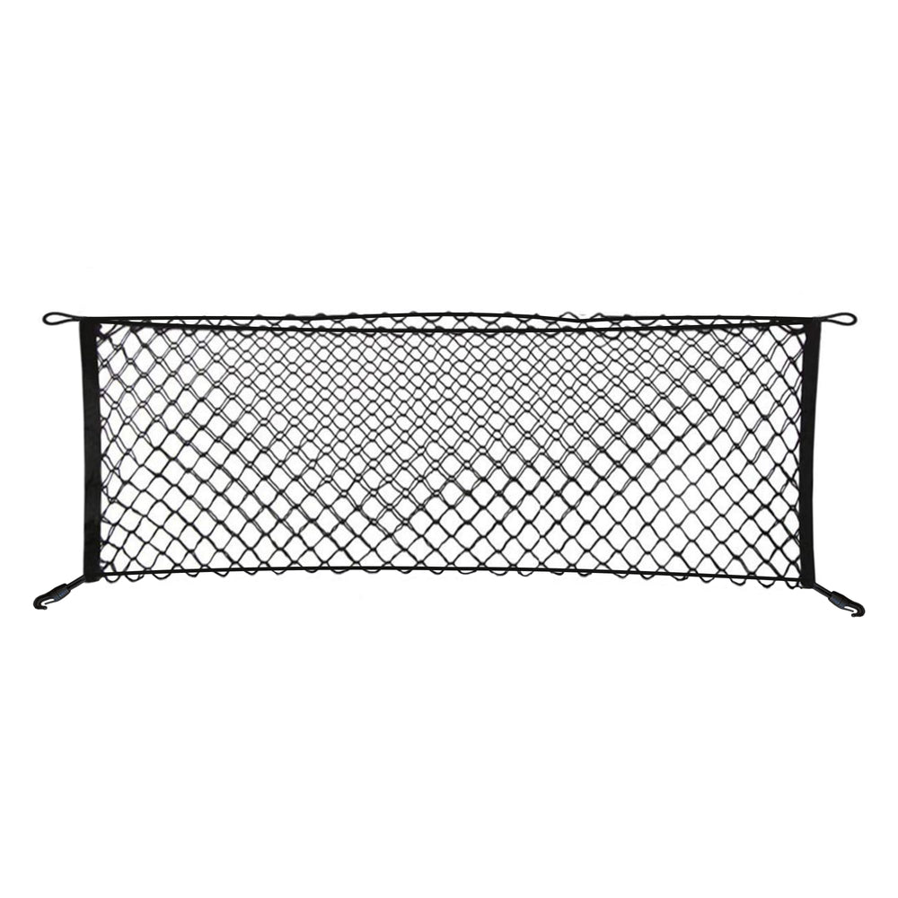 TN TrunkNets Inc trunk net in a lifestyle road trip cargo scene