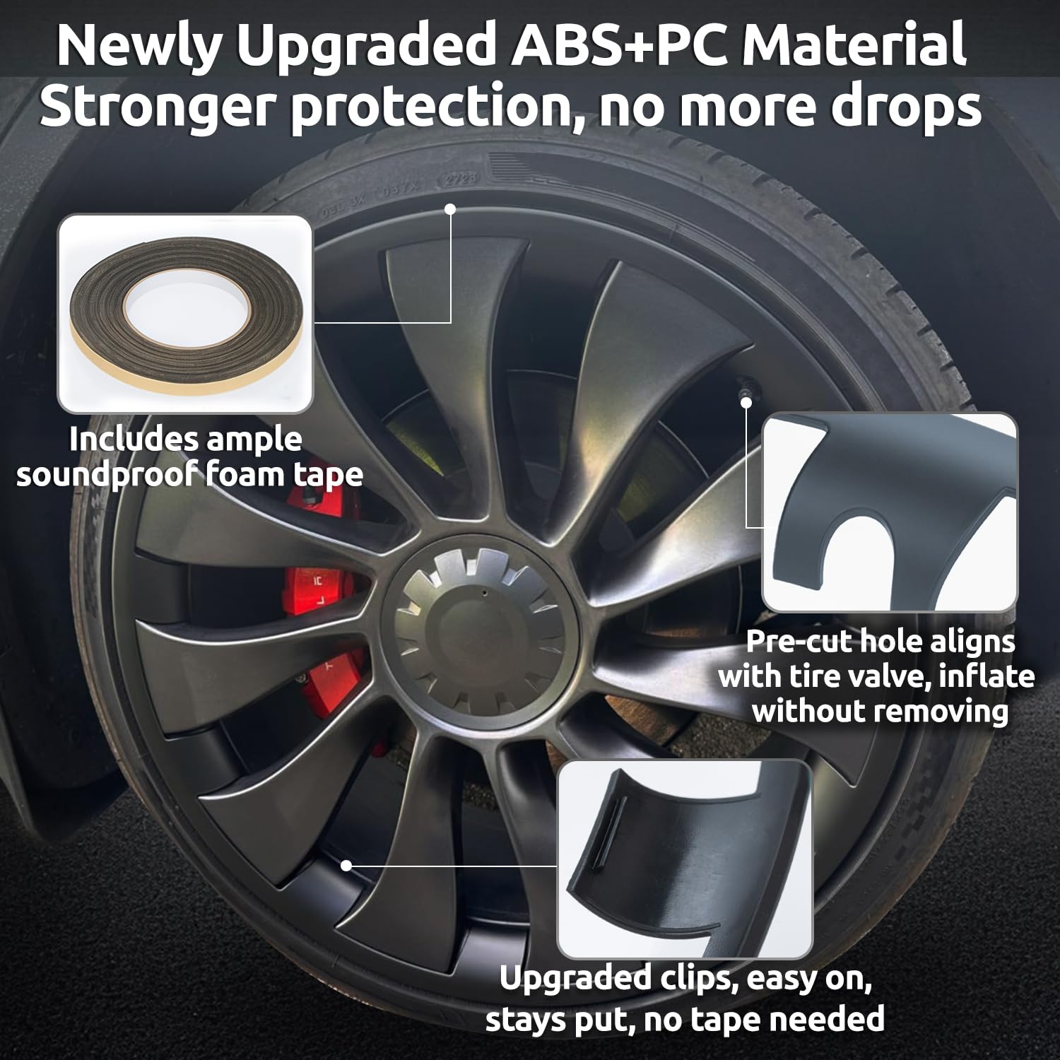 TNIRV matte black finish close-up showing scratch-resistant texture and clean look