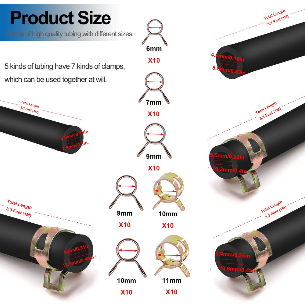 Tnisesm hose close-up texture showing smooth surface for durability and kink resistance