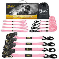 TOBUMO Onesnt front packaging showing full 4-pack kit and pink straps