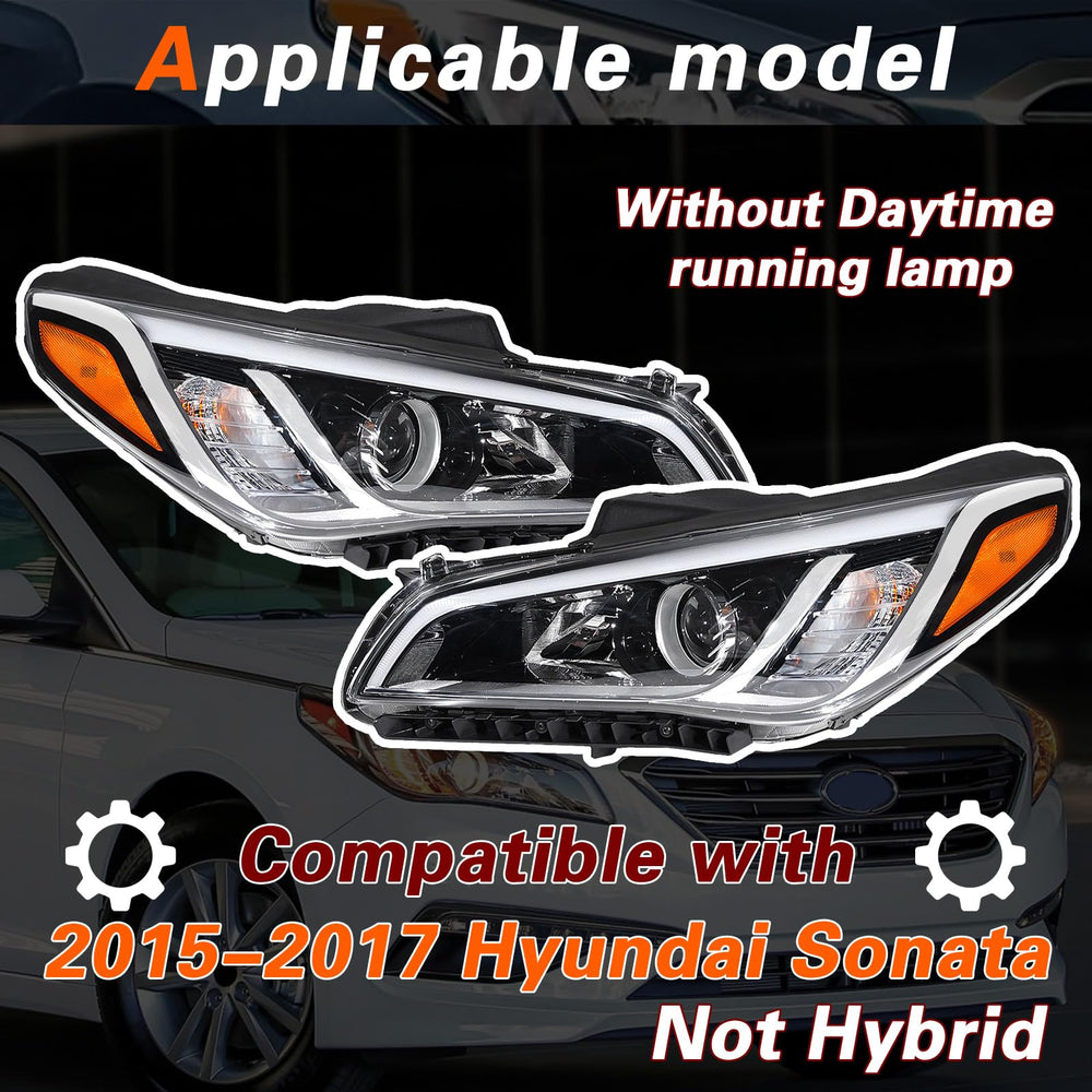TODO angled side view of headlight assembly showing mounting points and easy installation benefit