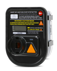 Tofcbye hour service meter module front panel showing clear display for accurate hour tracking