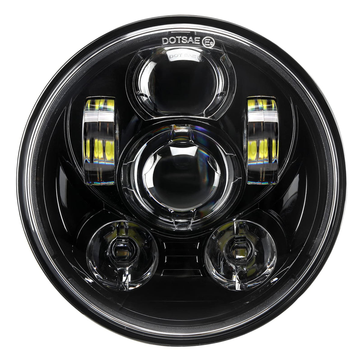ToKnoMe front-facing headlight showing lens and housing, improves road visibility
