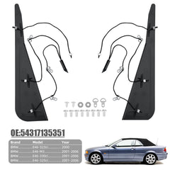 Tomanic installed on BMW E46 cabrio demonstrating restored roof alignment and smooth operation