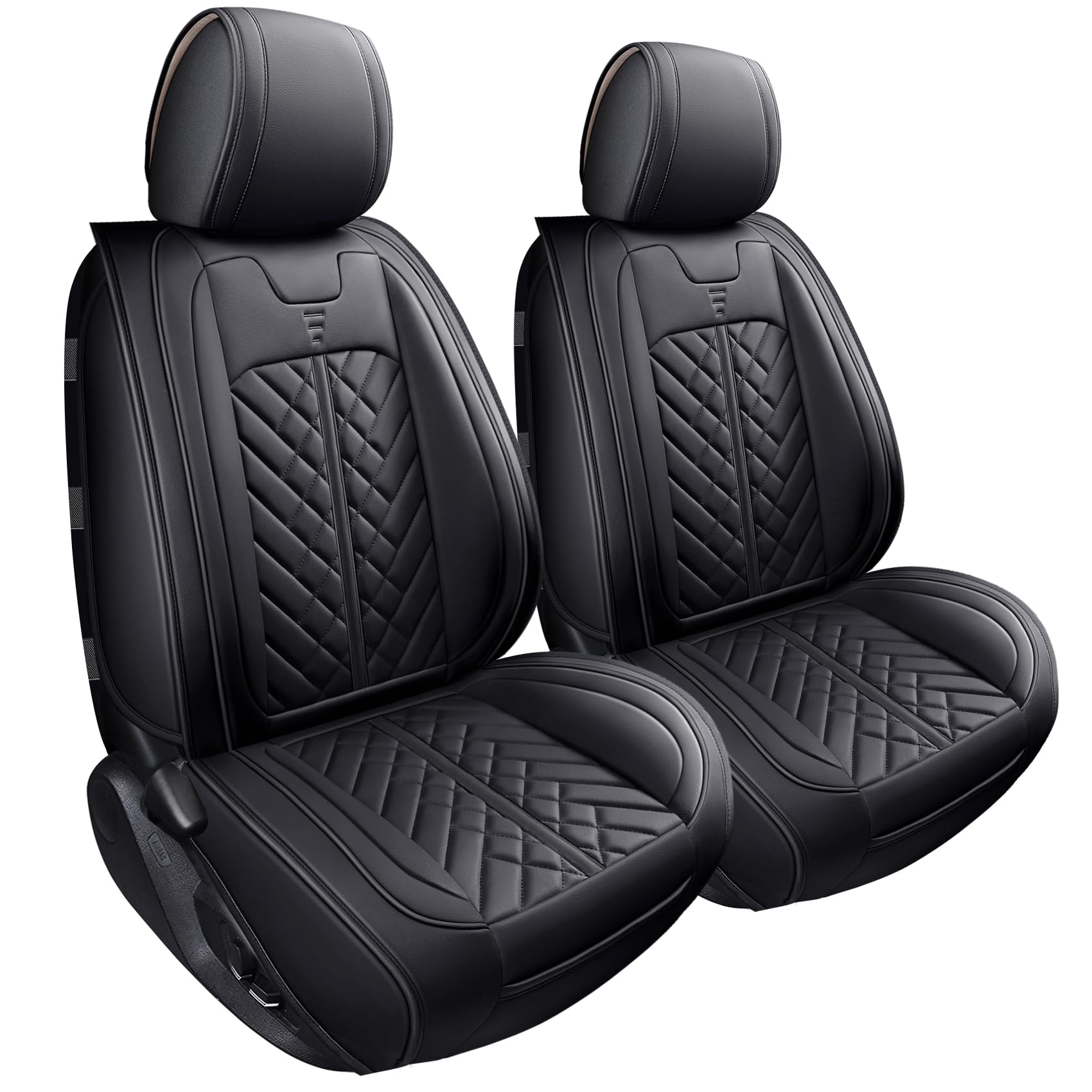 Tomatoman front seat cover full view showing snug fit and protection