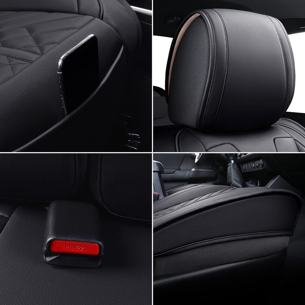 Tomatoman cover installed on passenger seat keeping seat controls accessible