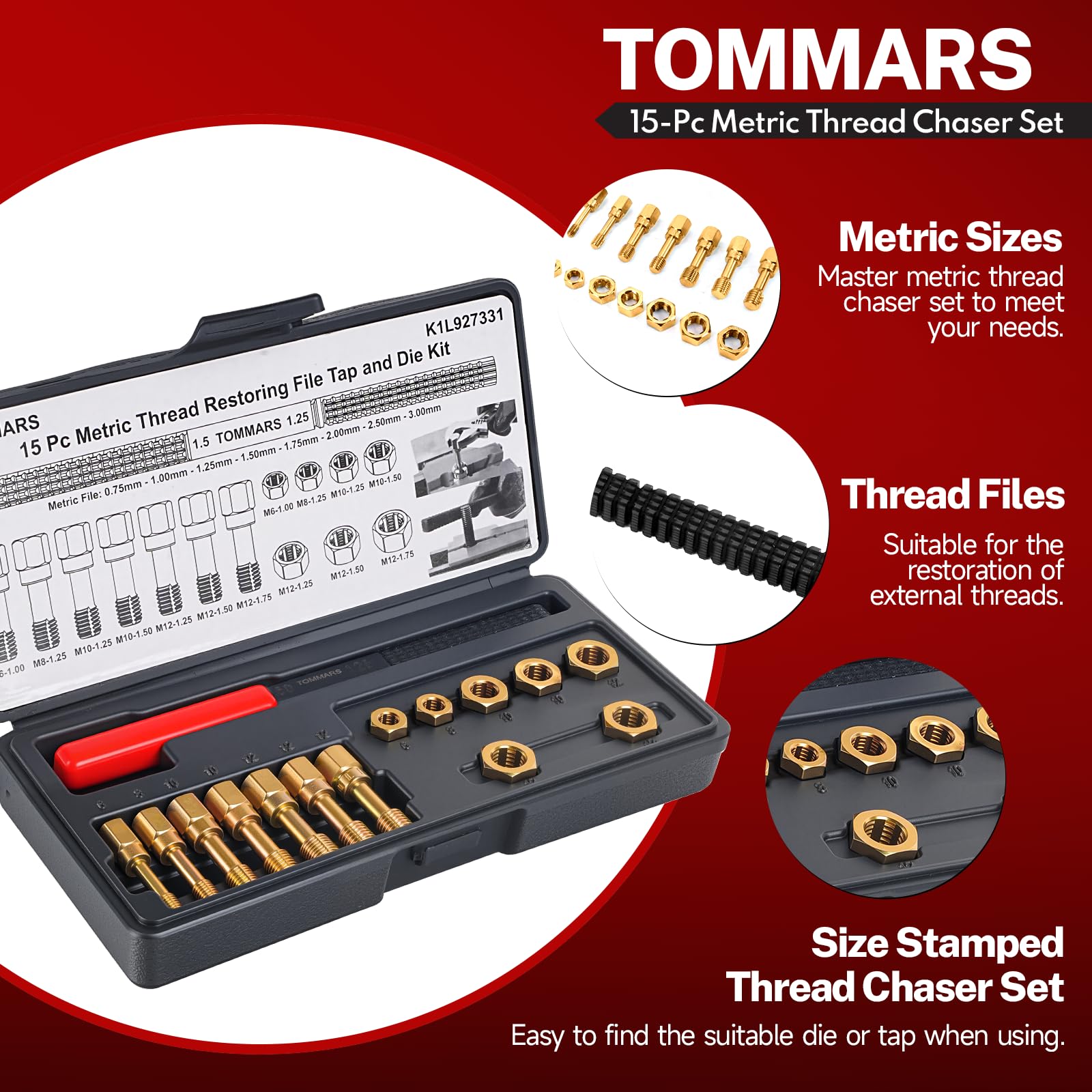TOMMARS hand holding a chaser showing compact size and portability benefit
