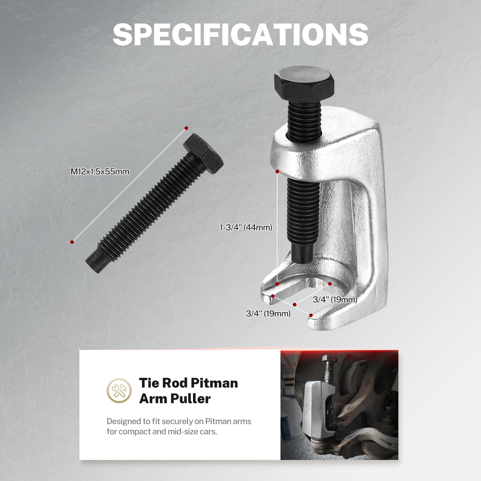 TOMMARS tools next to ruler scale showing adjustable sizes for correct fit