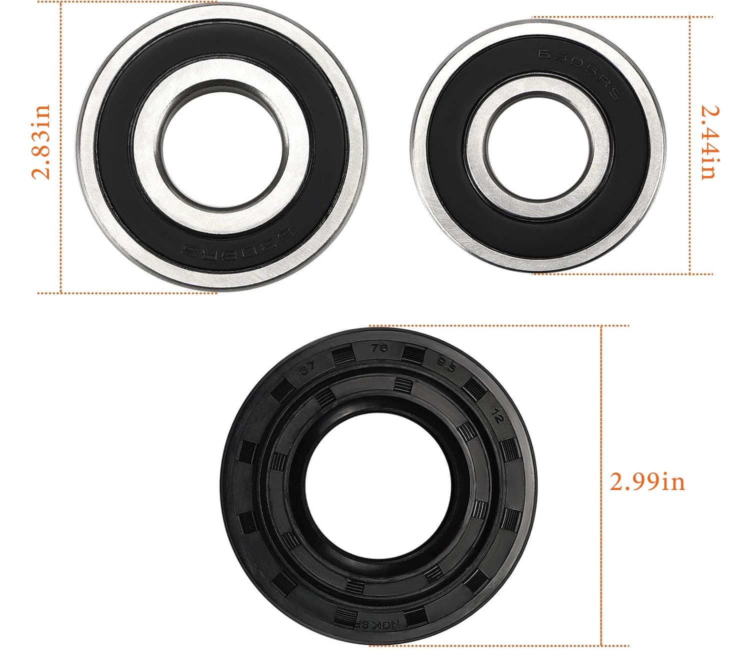 TOMOON large washer bearing close-up demonstrating precise machining and durability