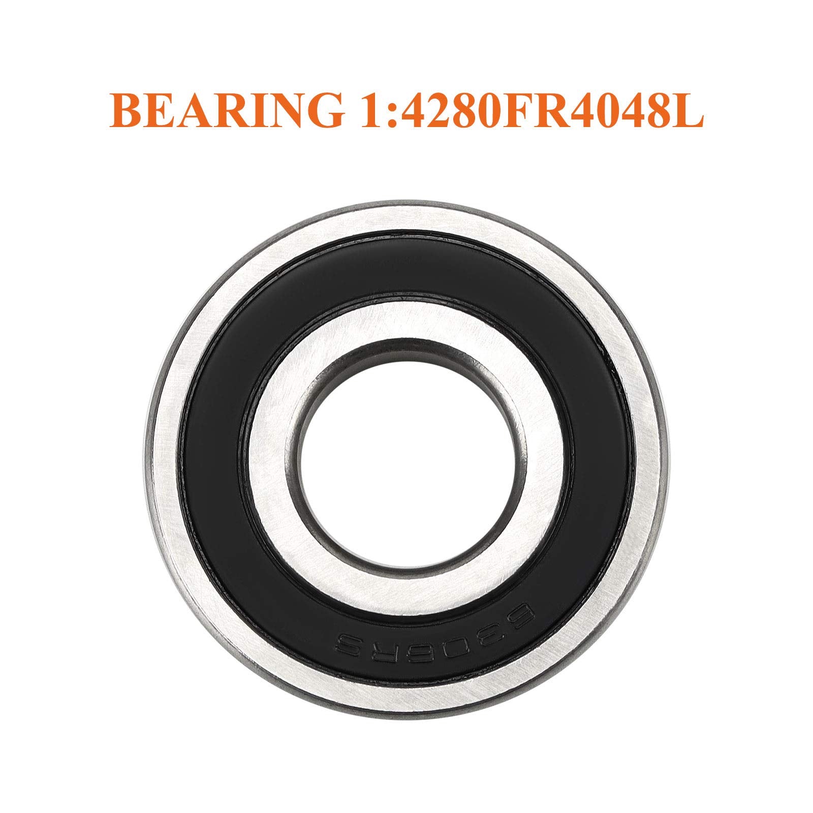 TOMOON outer tub seal gasket flat-lay showing seal profile for leak prevention