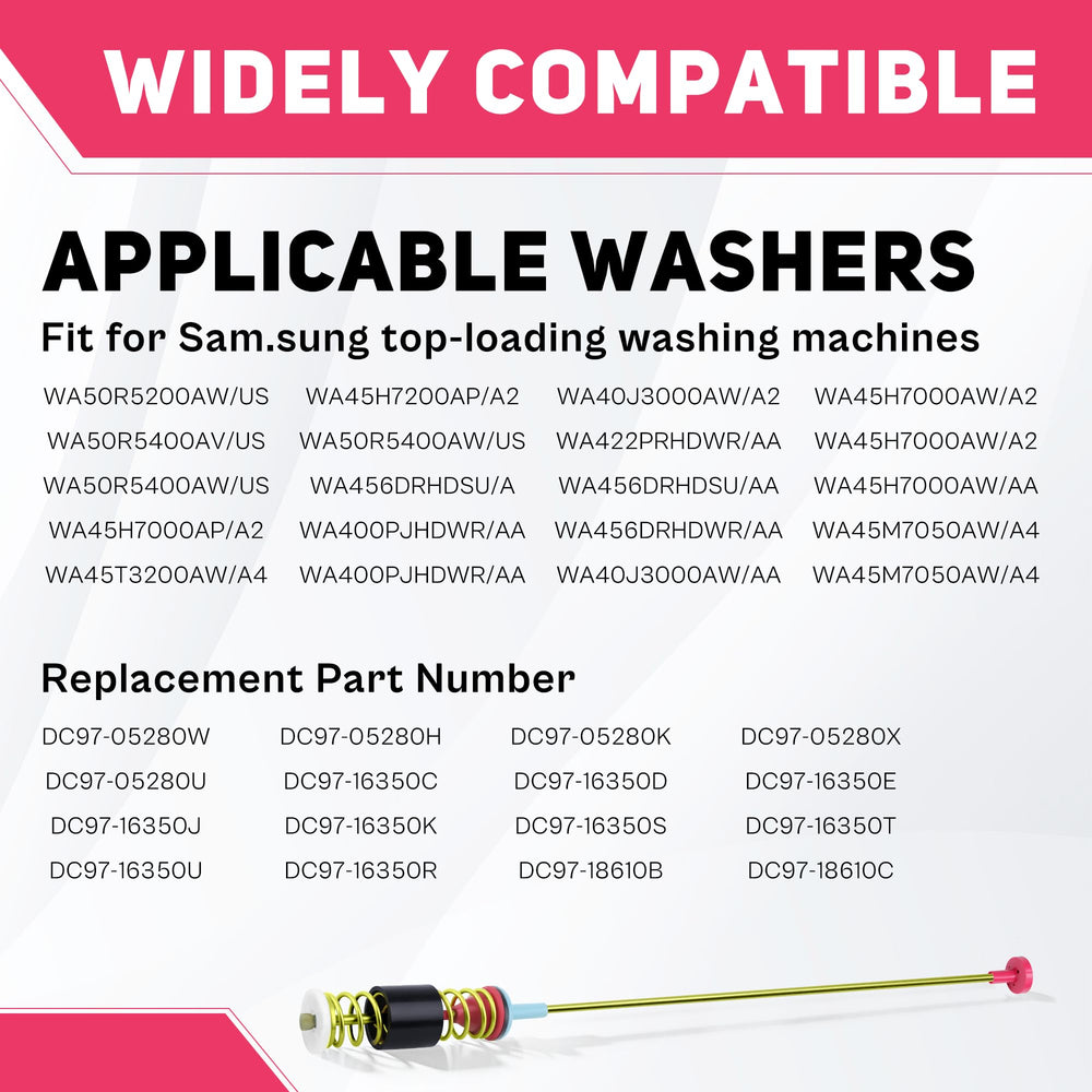TOMOON rod in laundry room setting reducing noise for peaceful home