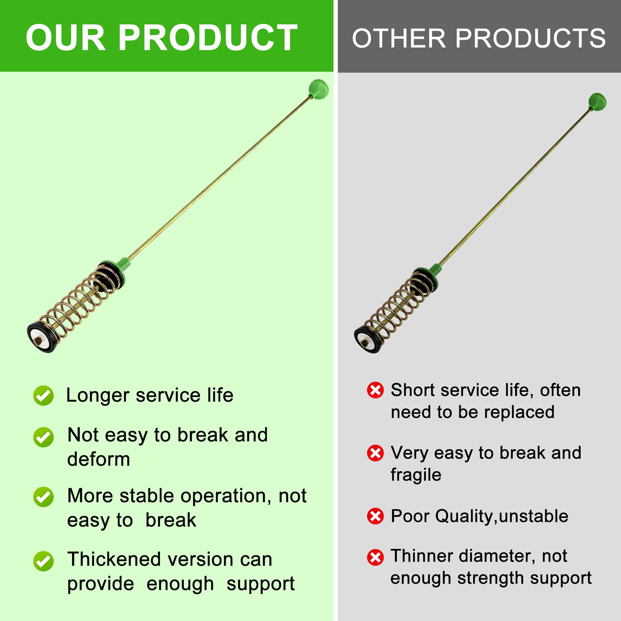 TOMOON rods staged in modern laundry room showing reliable upgrade benefit