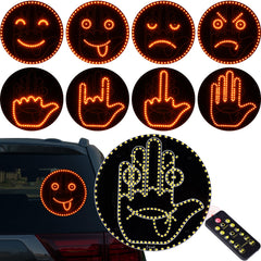 Tomorotec front panel view showing clear hand-gesture display and bright LEDs
