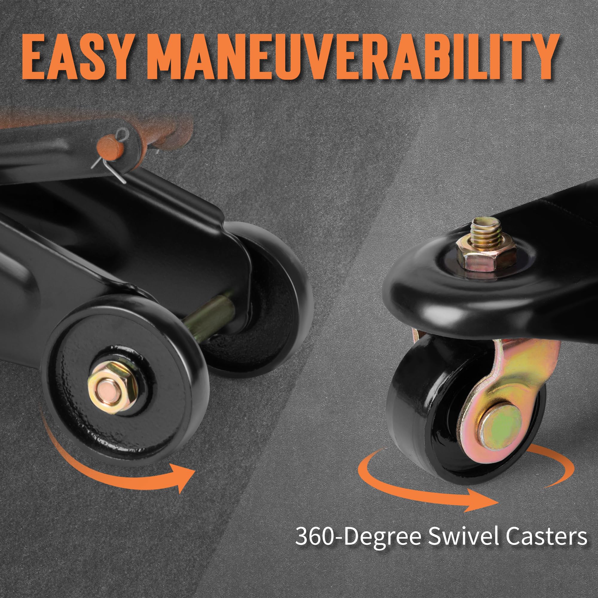 TONDA carrying handle and compact storage showing easy transport benefit