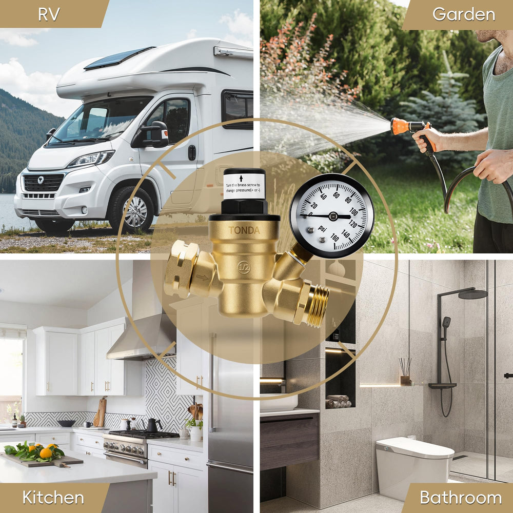 TONDA installed on campground spigot demonstrating immediate protection and control