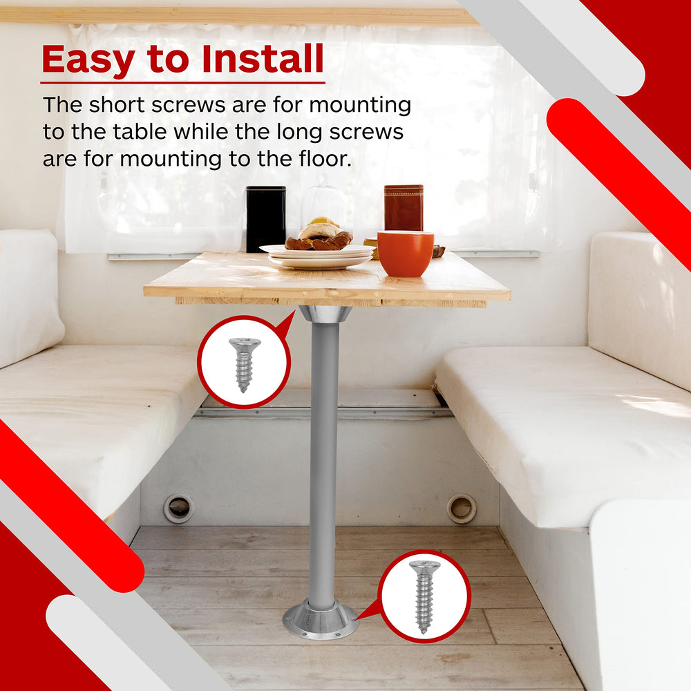 TonGass detail of screw holes and included screws showing fit and ready-to-install convenience
