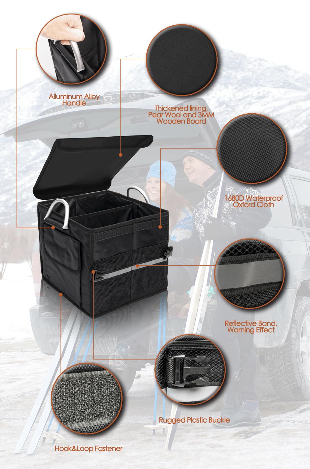 Tongketec aluminum-alloy handle close-up for easy carrying