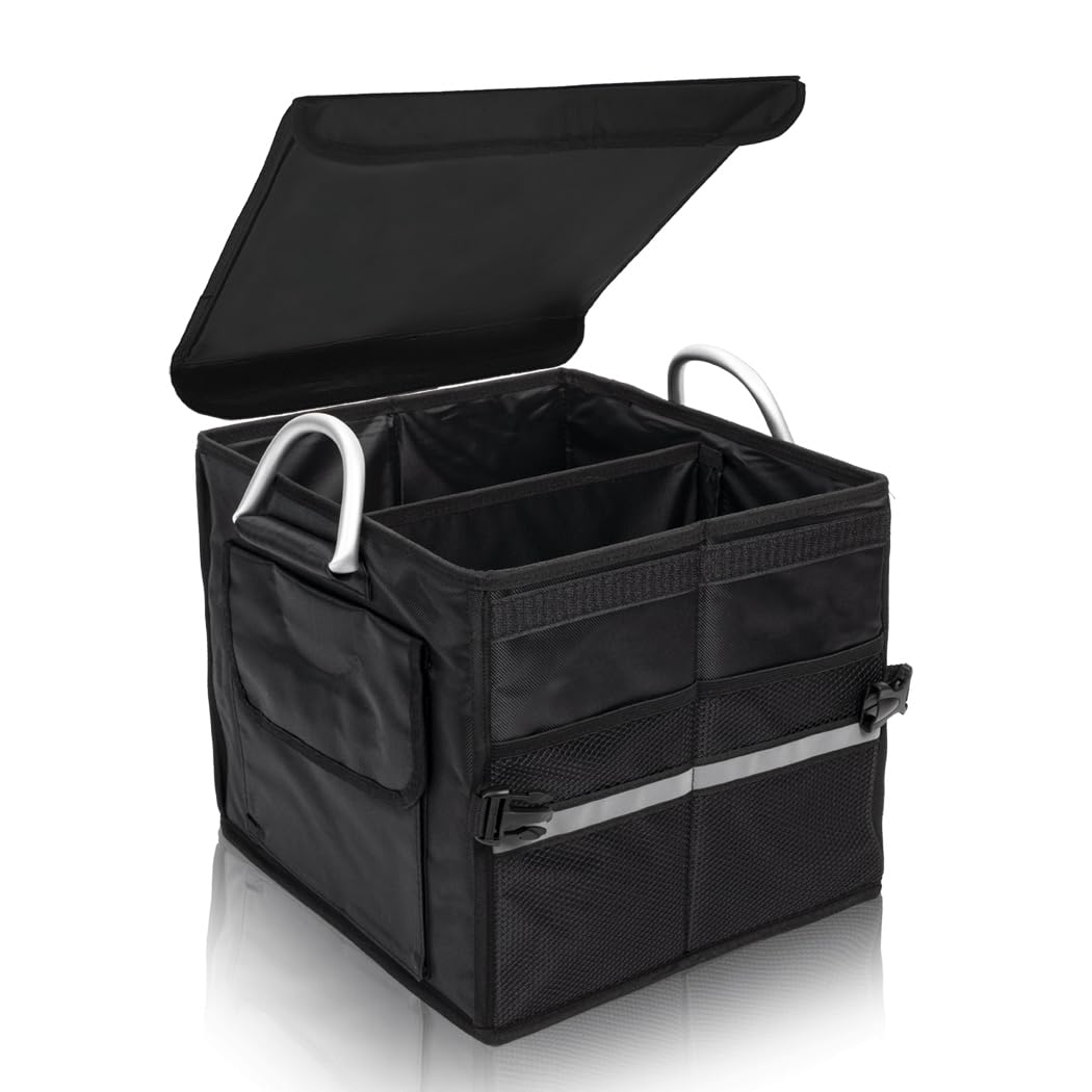Tongketec front view with lid showing neat trunk storage benefit