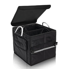 Tongketec front view with lid showing neat trunk storage benefit