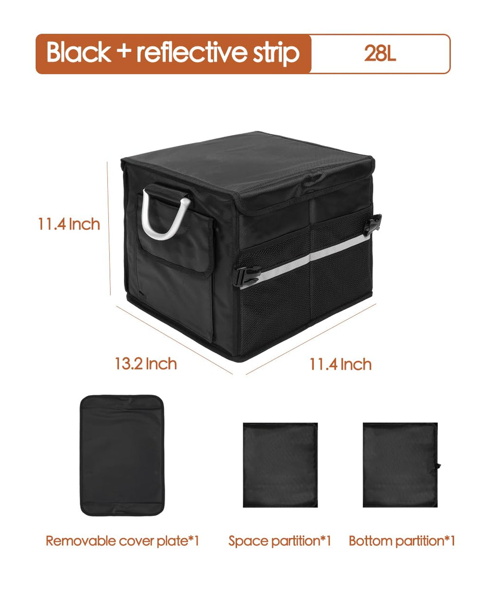 Tongketec open organizer displaying two compartments for sorted cargo