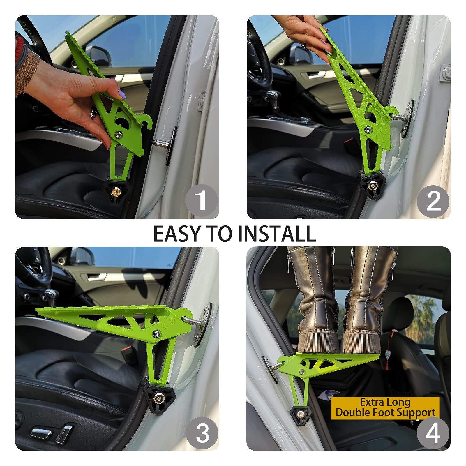 TOOENJOY close-up of hexagonal rubber pad protecting door frame and adding grip