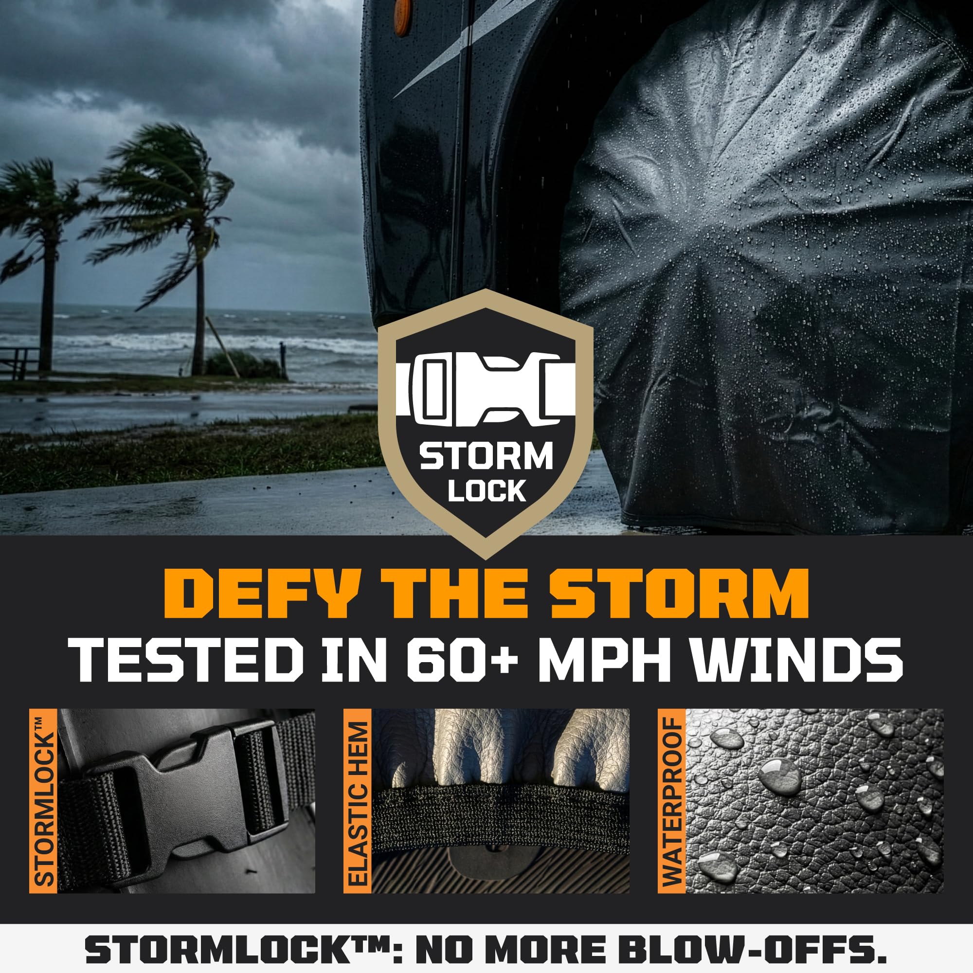 TOOLTROOPERS close-up of vinyl texture demonstrating durable, weatherproof surface
