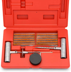 Tooluxe front case view showing compact emergency kit and organization benefit
