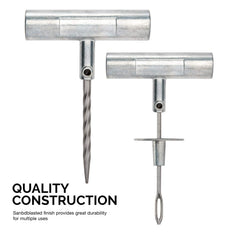 Tooluxe open kit layout with tools and plugs visible for quick roadside access