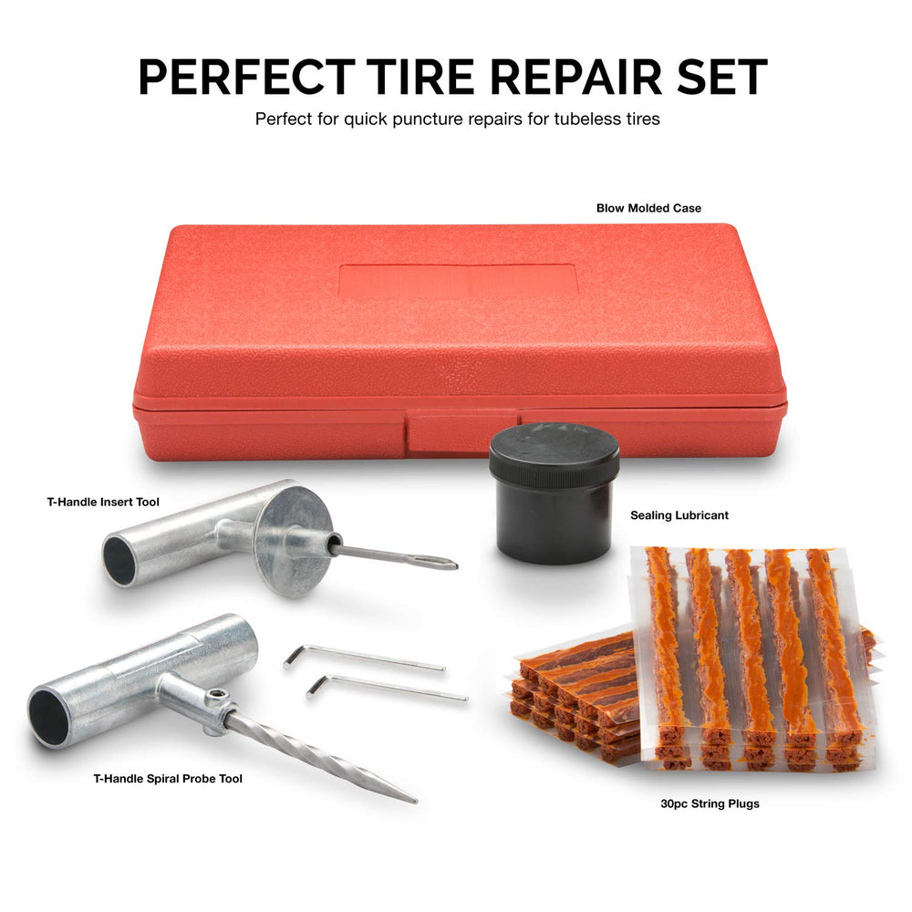 Tooluxe string plugs detail highlighting plug quantity and fast sealing capability