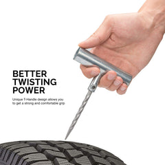 Tooluxe T-handle tool close-up demonstrating extra leverage and comfortable grip