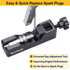 Toolwiz close-up of knob and holder showing secure grip for precise adjustments