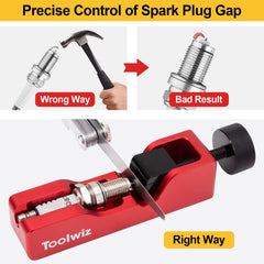 Toolwiz threaded holder detail demonstrating secure plug grip for accurate alignment