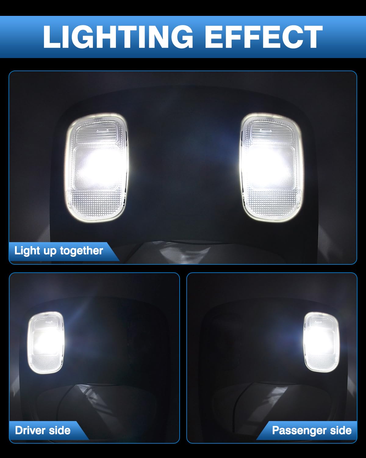 TOP-MAX installed in Ram interior illustrating OEM fit and enhanced cabin lighting