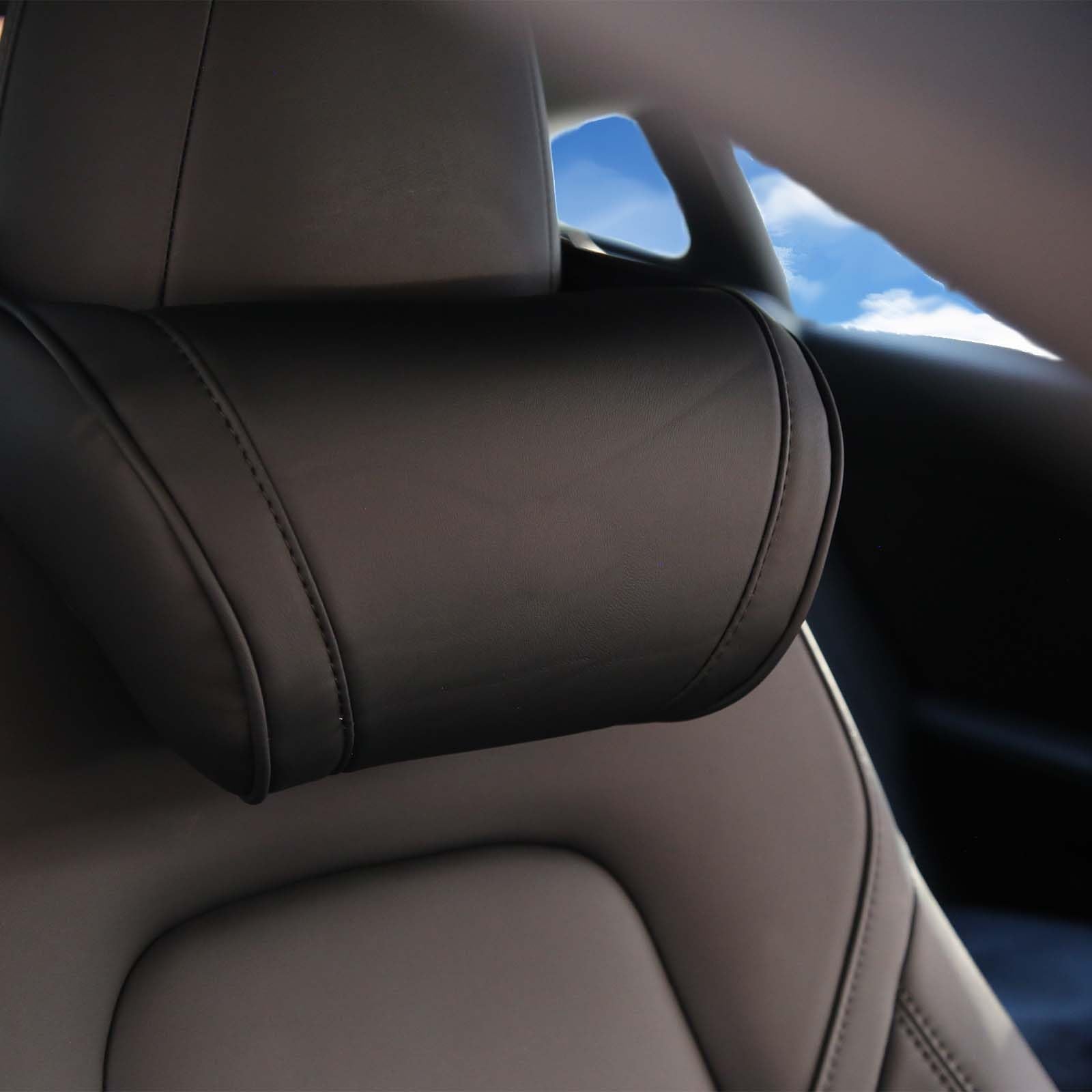 TOPABYTE driver using pillow for improved comfort on a commute